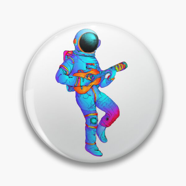 Item preview, Neon Ukulele Astronaut designed and sold by NewUkeNewYork.