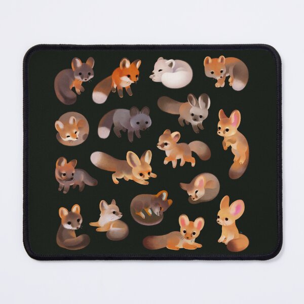Item preview, Foxes - dark designed and sold by pikaole.