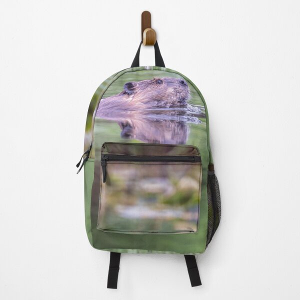 Item preview, Beaver Swimming in Lake Clark National Park designed and sold by PhotoArt by Joan Carroll.