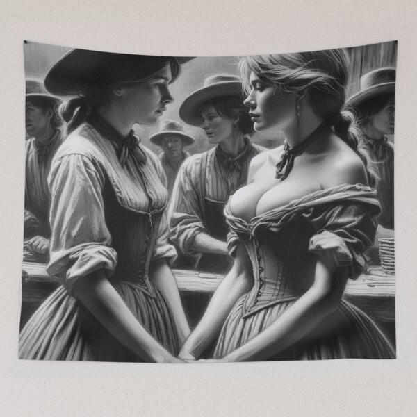 Item preview, Forbidden Love at Lover's Saloon - Wild Wild West designed and sold by LoversParadise.