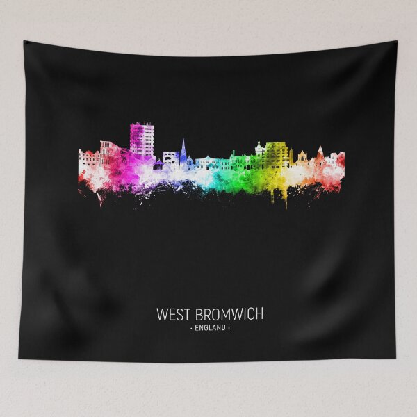 Item preview, West Bromwich England Skyline designed and sold by ArtPrints.
