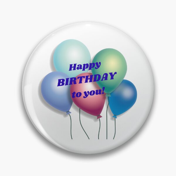 Item preview, Birthday balloon motif designed and sold by PatriziaG.