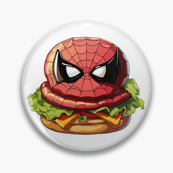 Item preview, Spider Whopper Frenzy │ Trendy Hilarious Comic Superhero Burger Crossover designed and sold by SpideyUniversz.