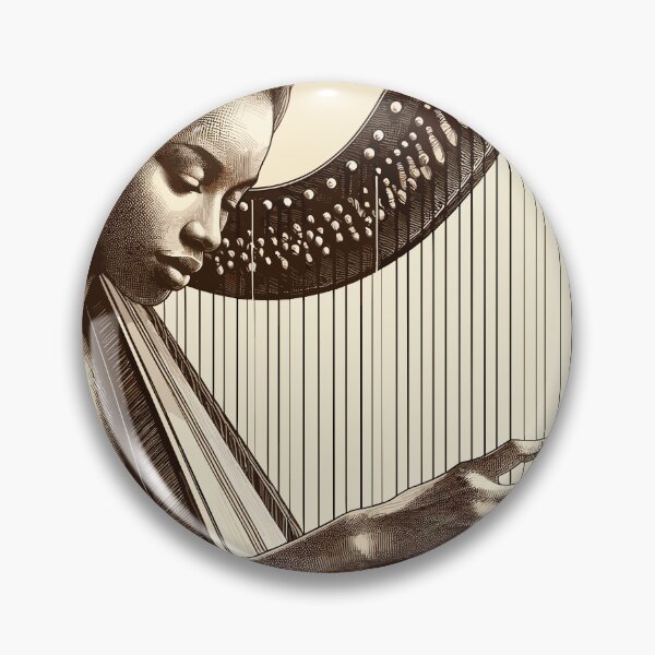 Item preview, Sepia Serenade of the Harp designed and sold by Artaverse.