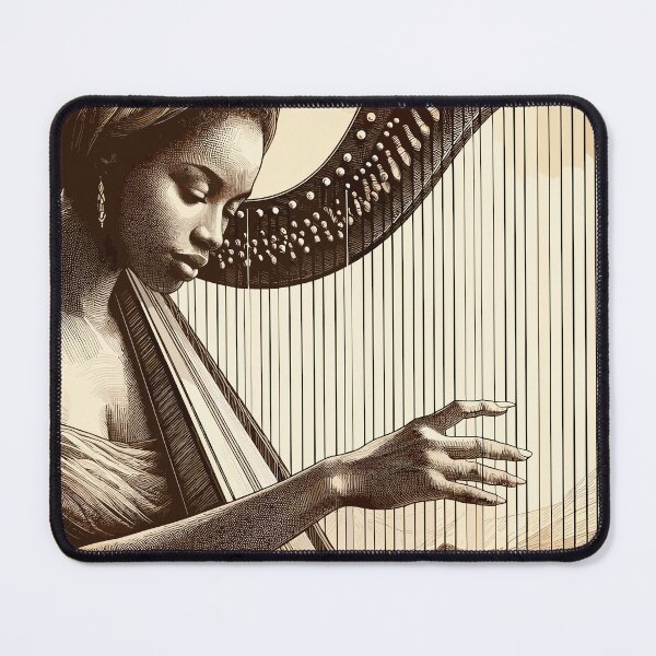 Item preview, Sepia Serenade of the Harp designed and sold by Artaverse.