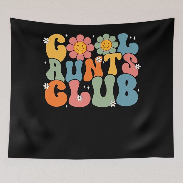 Item preview, Cool Aunts Club Groovy Retro Smile Aunt Auntie Mother's Day designed and sold by SpeedyPrints.