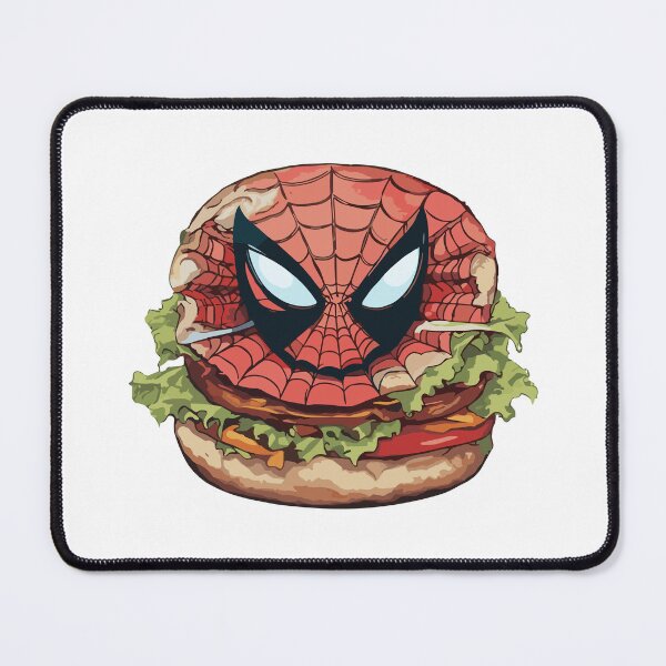 Item preview, Spider Whopper Frenzy │ Trendy Hilarious Comic Superhero Burger Crossover designed and sold by SpideyUniversz.