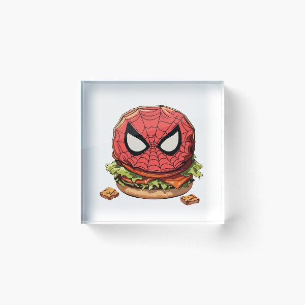 Item preview, Spider Whopper Frenzy │ Trendy Hilarious Comic Superhero Burger Crossover designed and sold by SpideyUniversz.