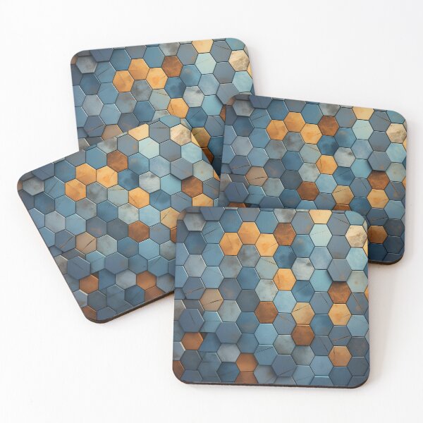 Item preview, 3-D Textured Hexagonal decorative print designed and sold by dcrc.