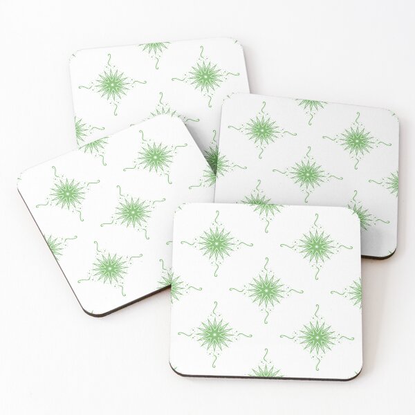 Item preview, Lime Green Stars and Ribbons on White Co-ordinate designed and sold by KathyLav.