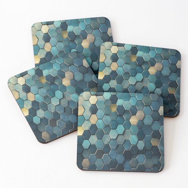 Item preview, 3-D Textured Hexagonal decorative print designed and sold by dcrc.