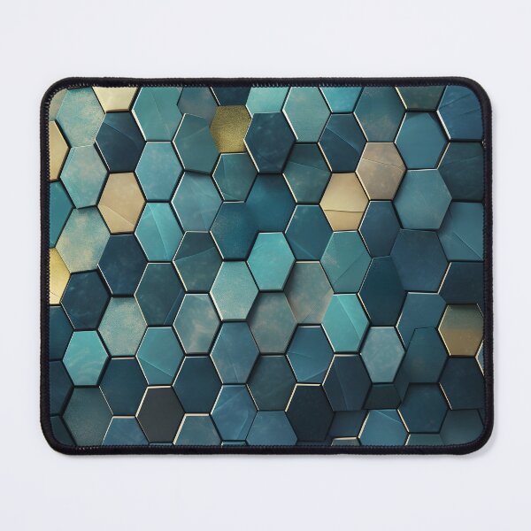 Item preview, 3-D Textured Hexagonal decorative print designed and sold by dcrc.