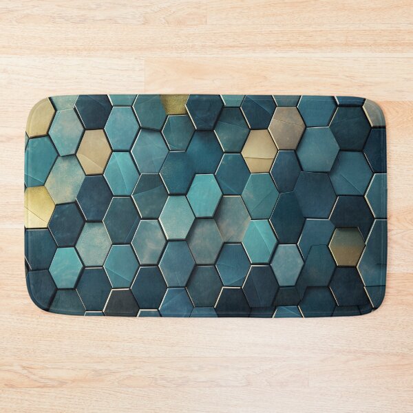 Item preview, 3-D Textured Hexagonal decorative print designed and sold by dcrc.