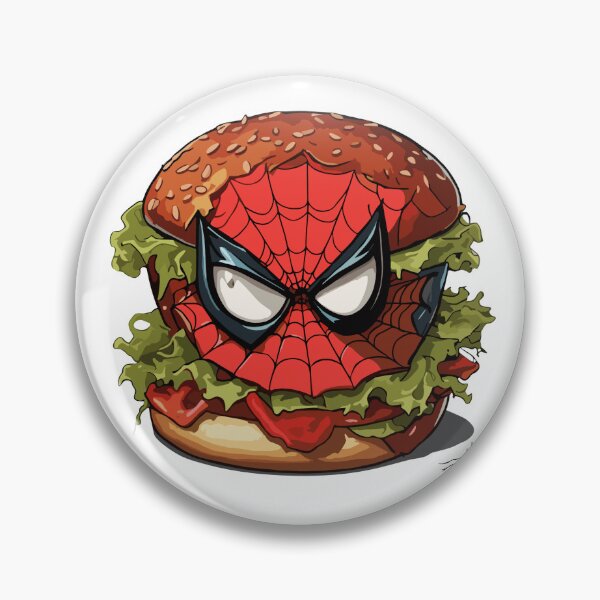 Item preview, Spider Whopper Frenzy │ Trendy Hilarious Comic Superhero Burger Crossover designed and sold by SpideyUniversz.