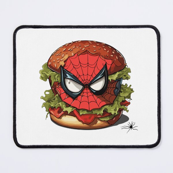 Item preview, Spider Whopper Frenzy │ Trendy Hilarious Comic Superhero Burger Crossover designed and sold by SpideyUniversz.