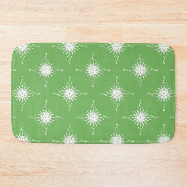 Item preview, White Stars and Ribbons on Lime Green Co-ordinate designed and sold by KathyLav.