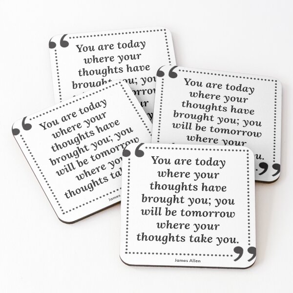 Item preview, Motivational Quote About The Power of Your Thoughts by James Allen designed and sold by Soaring Eagle.