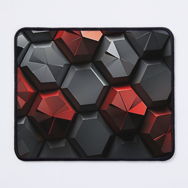 Item preview, 3-d textured hexagonal decorative print designed and sold by dcrc.
