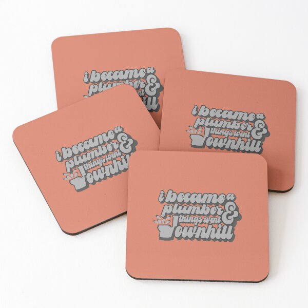 Item preview, Funny Plumbing Downhill Toilet Humor designed and sold by TheTradesStore.