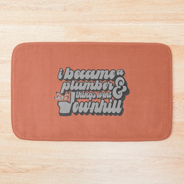 Item preview, Funny Plumbing Downhill Toilet Humor designed and sold by TheTradesStore.