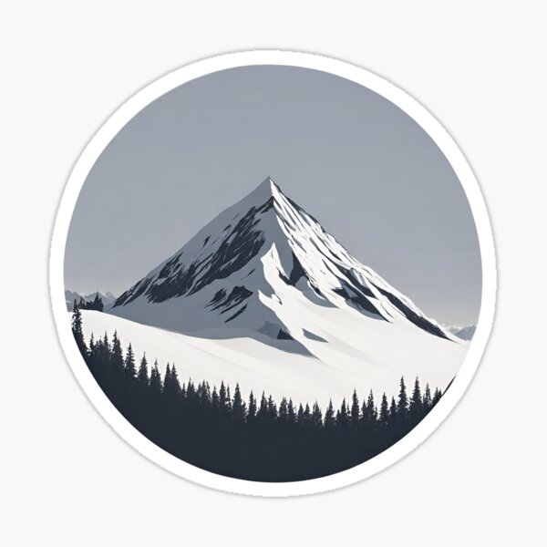 Item preview, Snowy Mountainscape  designed and sold by CharmStudio.