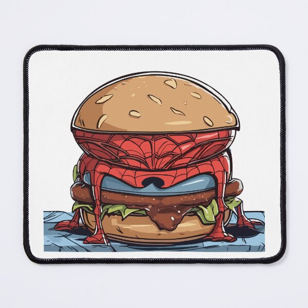 Item preview, Spider Whopper Frenzy │ Trendy Hilarious Comic Superhero Burger Crossover designed and sold by SpideyUniversz.