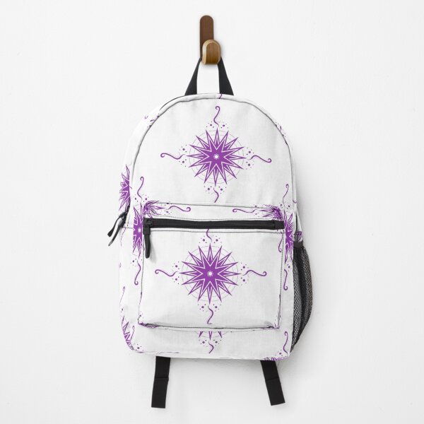 Item preview, Purple Stars and Ribbons on White Co-ordinate designed and sold by KathyLav.