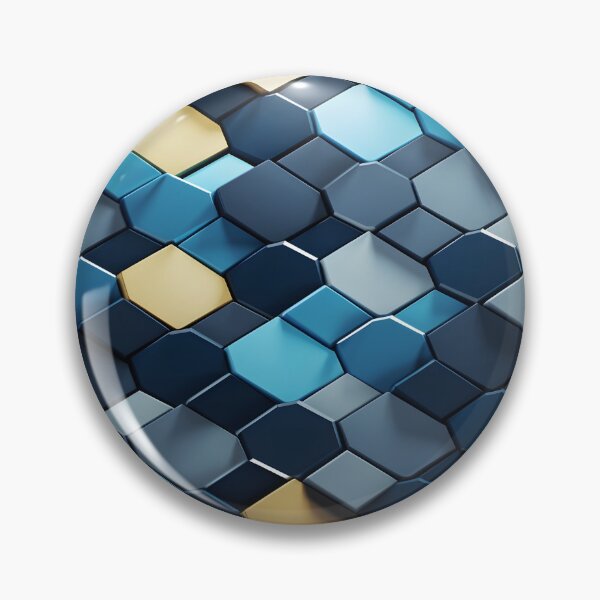 Item preview, 3 d textured hexagonal decorative print designed and sold by dcrc.
