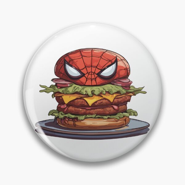Item preview, Spider Whopper Frenzy │ Trendy Hilarious Comic Superhero Burger Crossover designed and sold by SpideyUniversz.