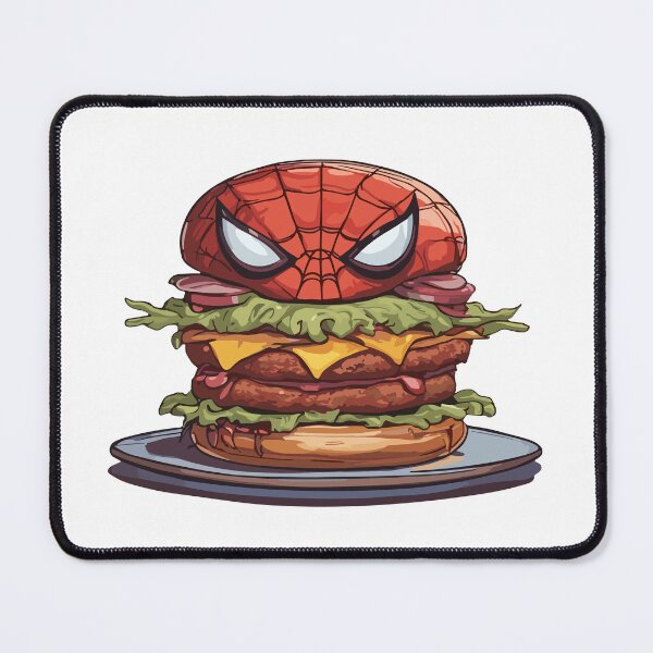 Item preview, Spider Whopper Frenzy │ Trendy Hilarious Comic Superhero Burger Crossover designed and sold by SpideyUniversz.