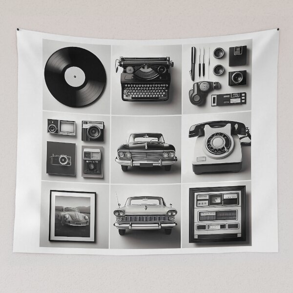Item preview, Vintage Aesthetic pack: A Monochrome Journey Through Time  designed and sold by Pickmash.