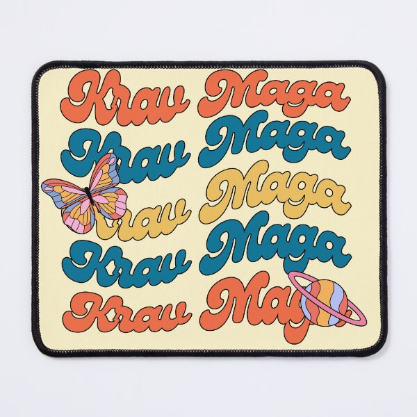 Item preview, Retro Krav Maga, Groovy Colorful Design designed and sold by AryaSubramanian.