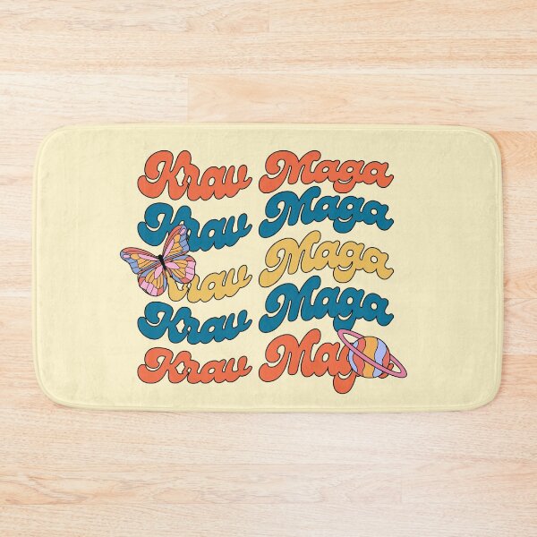 Item preview, Retro Krav Maga, Groovy Colorful Design designed and sold by AryaSubramanian.