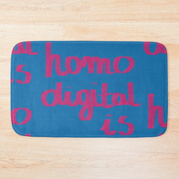 Item preview, HOMO DIGITALIS word art print designed and sold by nataliavandalia.