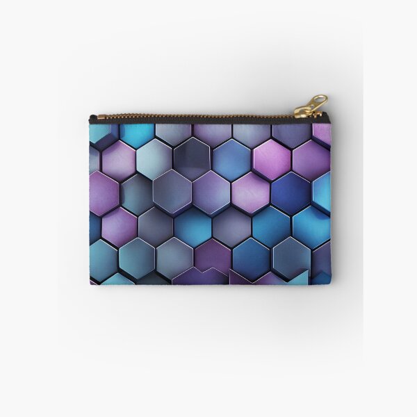 Item preview, Impresión decorativa hexagonal con textura 3 d. designed and sold by dcrc.