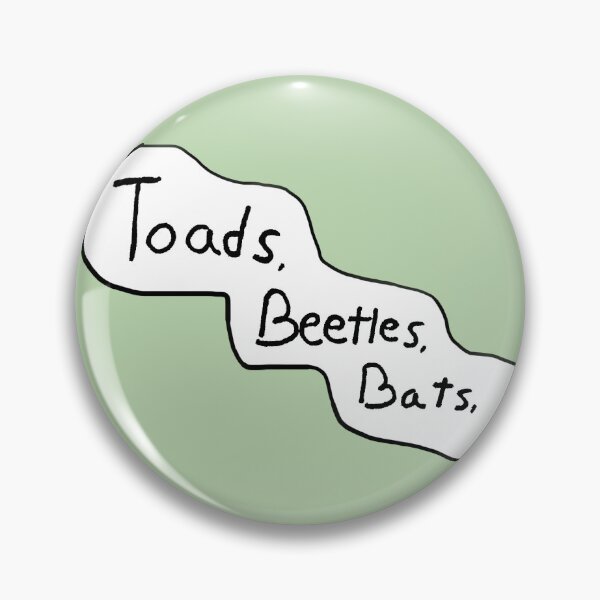 Item preview, Toads, Beetles, Bats, designed and sold by BananaGoats.