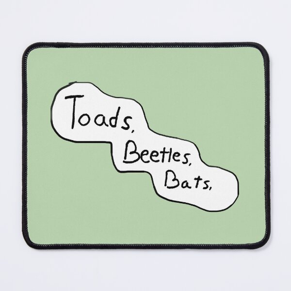 Item preview, Toads, Beetles, Bats, designed and sold by BananaGoats.