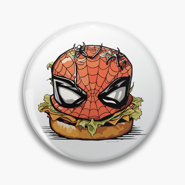 Item preview, Spider Whopper Frenzy │ Trendy Hilarious Comic Superhero Burger Crossover designed and sold by SpideyUniversz.