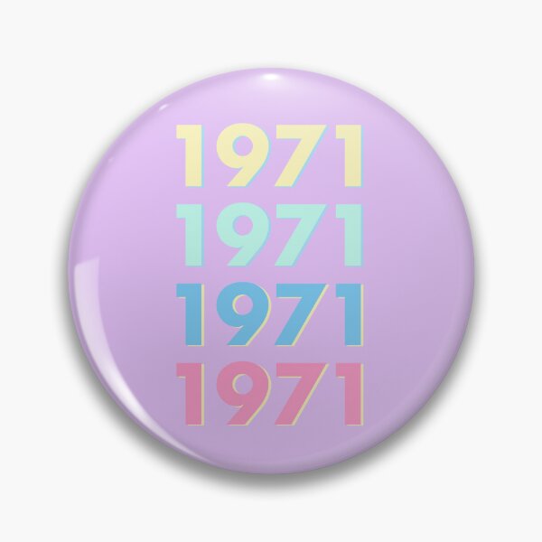 Item preview, Vintage Pastel 1971 Year Date - Bohemian '70s Vibes Artwork designed and sold by thejamestaylor.