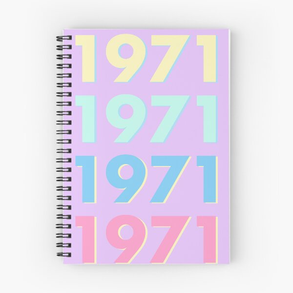 Item preview, Vintage Pastel 1971 Year Date - Bohemian '70s Vibes Artwork designed and sold by thejamestaylor.