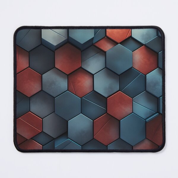 Item preview, 3 d textured hexagonal decorative print designed and sold by dcrc.