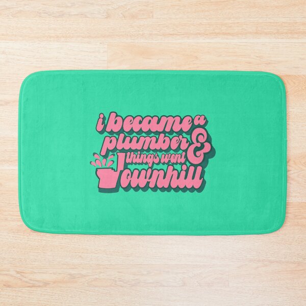 Item preview, Funny Girl Plumber Downhill Toilet Humor designed and sold by TheTradesStore.