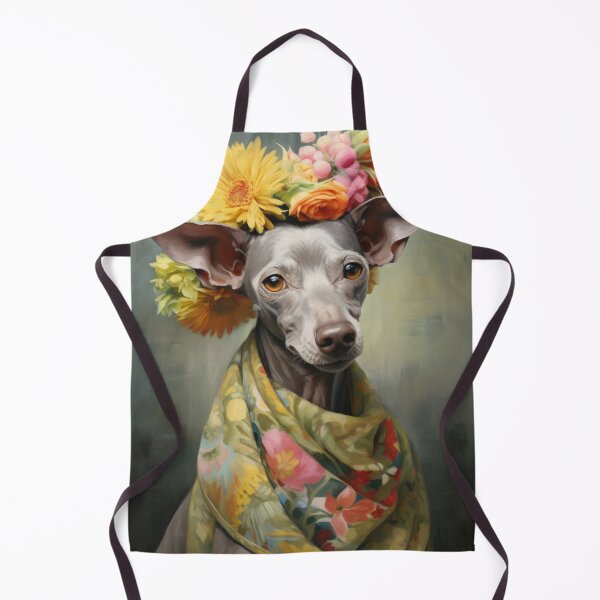 Item preview, Xoloitzcuintle Mexican Hairless Dogs Xolo Dogs Art in Old Retro Vintage designed and sold by WallyPink.