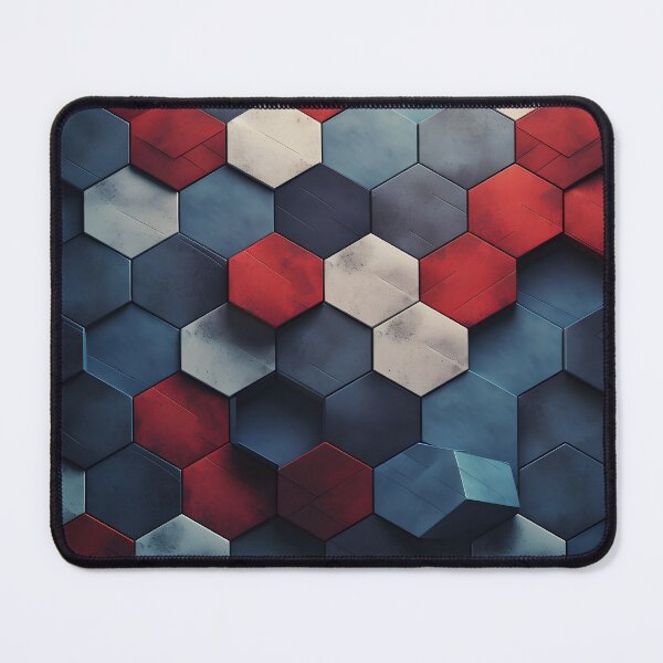Item preview, 3 d textured hexagonal decorative print designed and sold by dcrc.