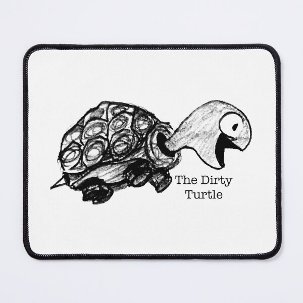 Item preview, The Dirty Turtle (with text) designed and sold by BananaGoats.