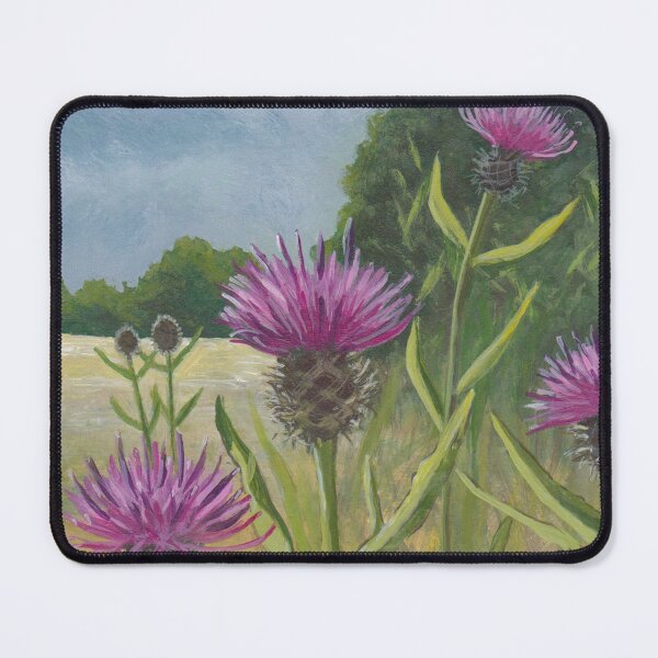 Item preview, Knapweed in summer field designed and sold by Beverley Young.