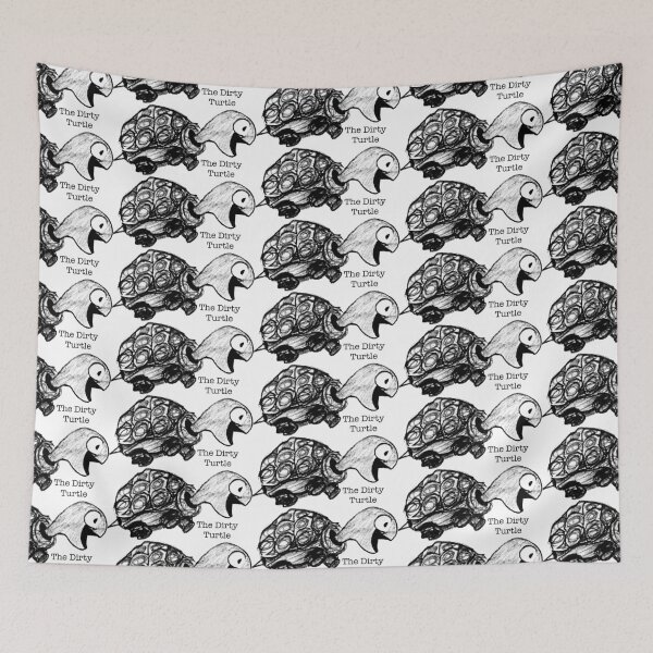 Item preview, The Dirty Turtle (with text) designed and sold by BananaGoats.