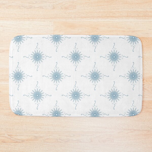 Item preview, Sky Blue Stars and Ribbons on White Co-ordinate designed and sold by KathyLav.