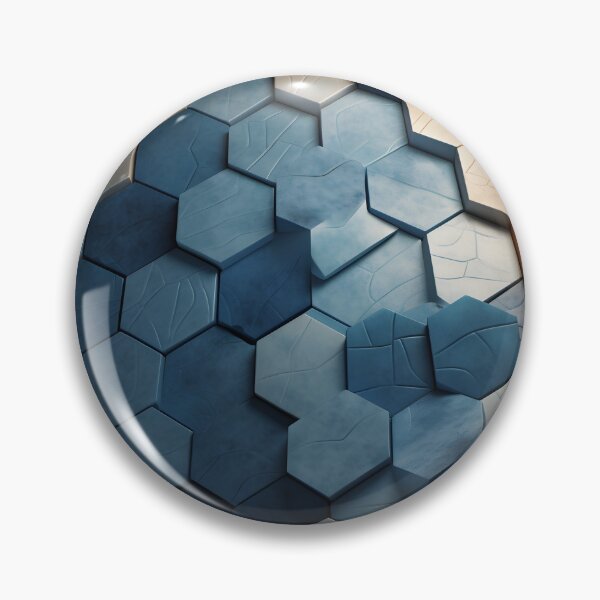 Item preview, 3 d textured hexagonal decorative print designed and sold by dcrc.