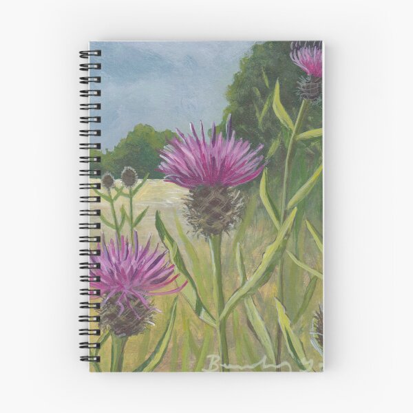 Item preview, Knapweed in summer field designed and sold by Beverley Young.